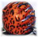 flames leopard skin